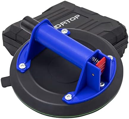 SDRTOP 8inch Glass Suckers Lifters Heavy Duty Suction Cups for Window Tile Suction Lifter with Multi Layer Vacuum Sucker Pads 440lbs Load Capacity Glazing Tools