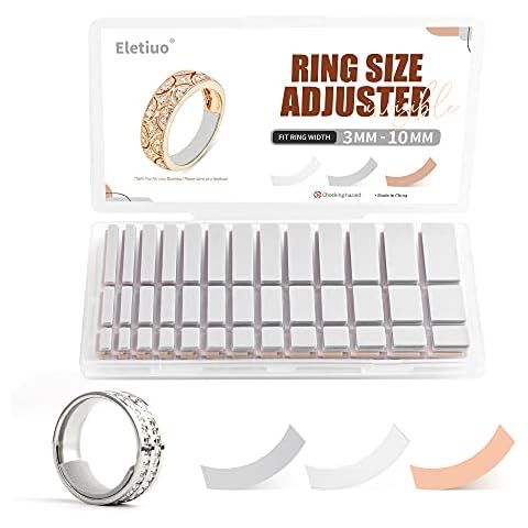 Ring Size Adjuster Loose Rings Invisible Ring Size Reducer Jewelry Guard Sizer Loose Ring Tightener, Fitter,Reducer for Wide Rings,Multiple Ring Resizer & 3 Colors,6 Sheets /234 Pcs Cover