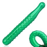 Roluck 24.5cm Realistischer Dildo,TPE Gurkendildo mit strukturierten Pellets Adult Toys Vaginal G-Punkt Anal Play für Männer Frauen Paare Anfänger