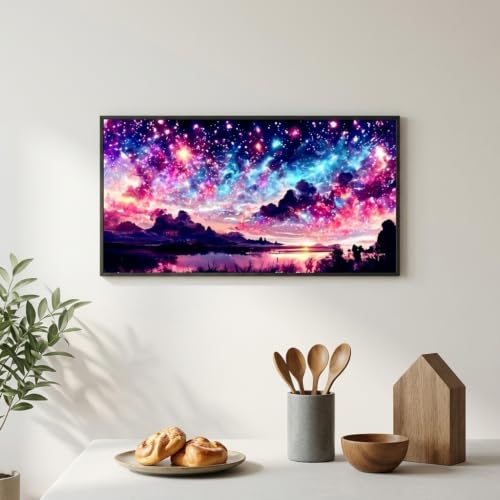 Image of HASTHIP Diamond Painting Kit 5D DIY Starry Night Canvas