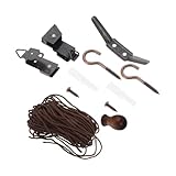 BUTIFULSIC Set Kit per Installazione Accessori per Tende a Rullo in Poliestere e Metallo Corda di Ricambio per Tende Avvolgibili Strumenti di Controllo Adatto per Soggiorno e Ufficio