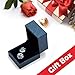 Multicolored Austrian Crystal Rhinestone Stud Earrings for Women Fashion S925 Sterling Silver Hypoallergenic Jewelry (Golden Main Crystal/Rose Gold-tone)