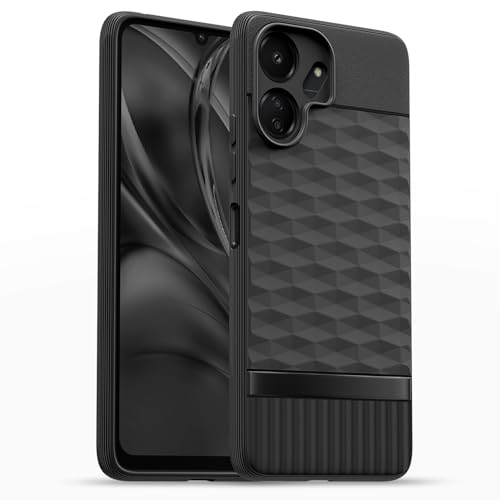 Image of Outlouders Bumper Case for Redmi 13c 4G / Redmi 13c 5G / Poco C65 | Full Camera Protection | TPU Soft Flexible Shockproof Back Cover (Black)