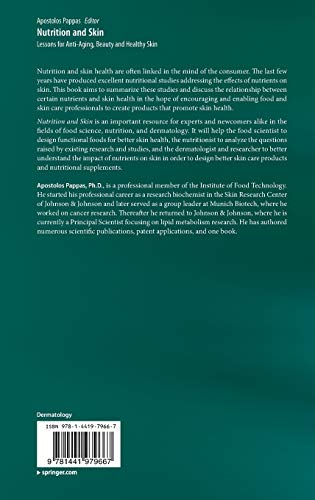 Nutrition and Skin: Lessons for Anti-Aging, Beauty and Healthy Skin