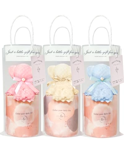引っ越し 挨拶 粗品 引越し 原品 手提袋付き メッセージカード2種類付 (ピュアパルプ100%) タオル付 3セット【Lunavere】