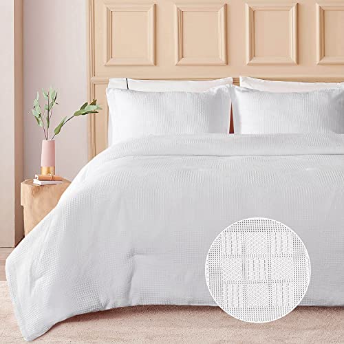 List of Top Ten Best Bedding Comforter Sets Waffle Top Picks 2023 Reviews