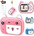 1080P HD Selfie Video Kids Camera Toys with 32GB SD Card, Digital Camera for Kids,Toddler Camera for Girls & Boys as Birthday Gifts, Pink