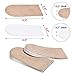 JUMPOW Heel Lifts Inserts Insole - 2 Pack, 3 Layers Height Increase Insole, Adjustable Shoe Lift for Leg Length Discrepancy, Heel Pain, Heel Spurs - Beige