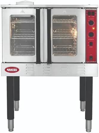 Kratos Commercial Electric Convection Oven, Full Size, 240V, 1 Phase