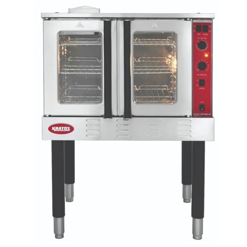 Kratos Commercial Electric Convection Oven, Full Size Free Standing Convection Oven for Restaurants, 1 Phase, 240V (29Y-057)