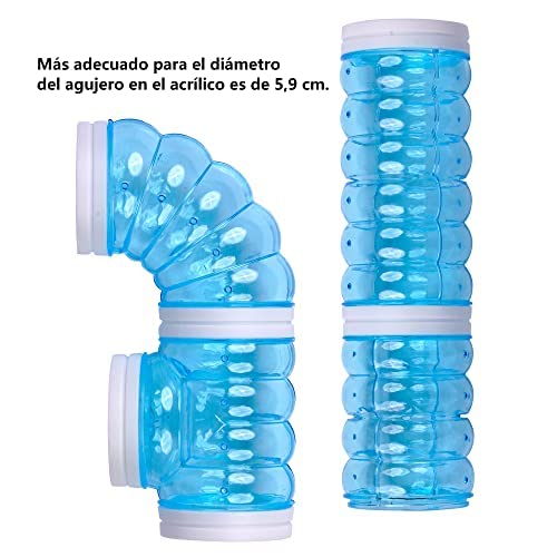 8 tubi per criceto e criceto per criceto esterno