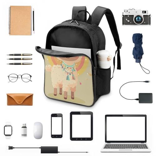Mochila infantil 3D de alpaca para acompañar los primeros pasos escolares de tus hijos 4