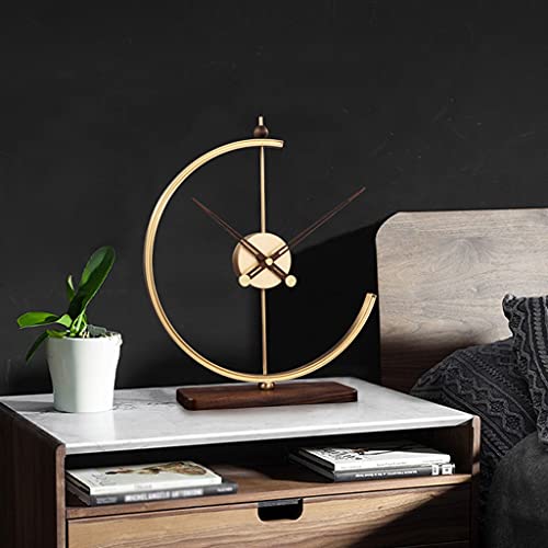 Despertador retro de latón para decorar una sala de estar moderna 7