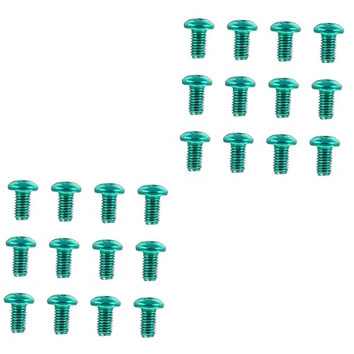 BESPORTBLE 12pcs Colorful Bike Disc Brake Fixing Screws Bolts for Front Rear Brake Discs Lightweight and Bike Screws for Cycling Enthusiasts