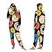 Yuiboo Vivid Gear BashAdults Funny One Piecing Pajamas for Women Hooded Lounge Wear with Hood
