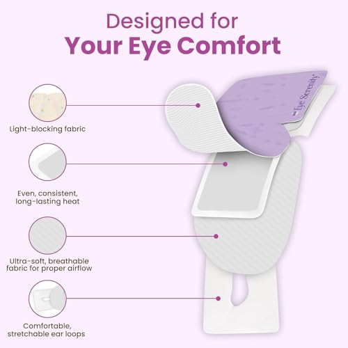 Image of Lure Essentials Steam Eye Mask, Heated Eye Mask, Self Heating Warm Compress for Dry Eyes, Fast Relief for Stye, Puffy Sensitive Eyes, Moist Heat, Relaxation Gifts for Women and Men - Variety