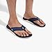 OLUKAI Men's 'Ahi Kai Flip-Flop Sandals, Water-Friendly Shoes for Beach, Boat & Offshore, Superior Traction, All-Day Comfort & Arch Support, Trench Blue/Trench Blue, 9