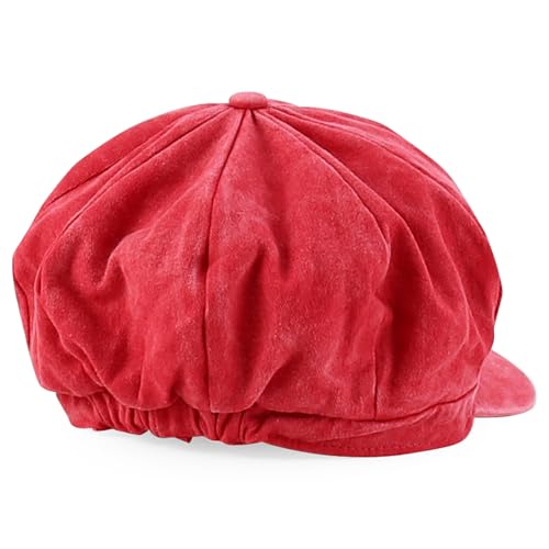Image of Armycrew Mario Luigi Pigment Dyed Newsboy Style Cosplay Costume Hat