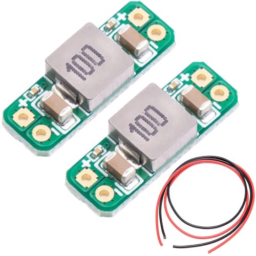 Orivin 2 Stück LC 3A-Filter, 3A DC-Stromrauschminderer für bürstenlose Innenbausätze, eliminiert Welligkeitsstörungen des Videosenders, 50 V, kompaktes Design, 1,2 g