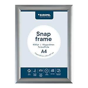 EUROPEL Klapprahmen A4 Silber 355001