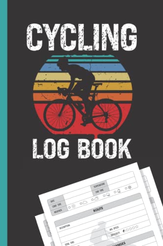 Cycling Log Book: Biking Trip Journal Sized 6