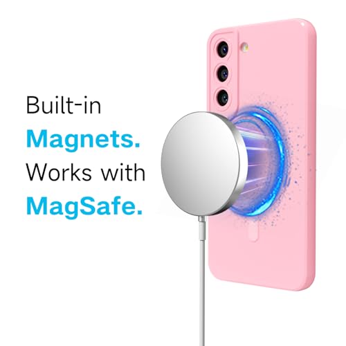Coque silicone Samsung S22 Plus aimantée compatible MagSafe transparente - 3