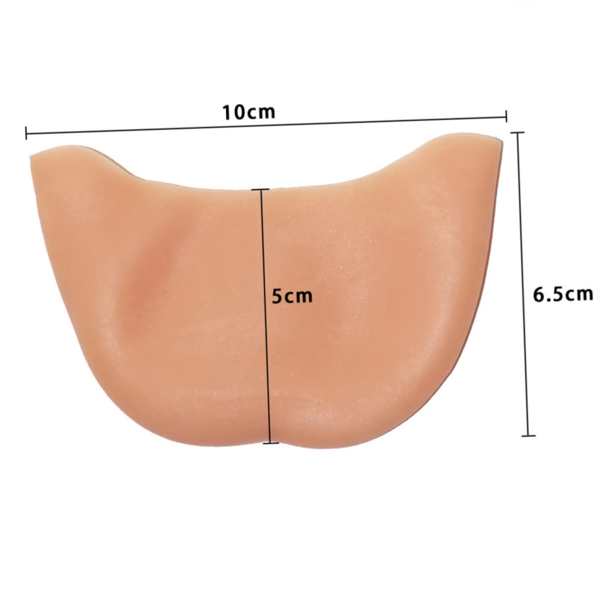 PACKOVE 1 Pair Ballet Toe Pads for Dance Shoes High Heels Toe Protector with Holes Soft Cushioning for Relief and Pressure Distribution Skin Color