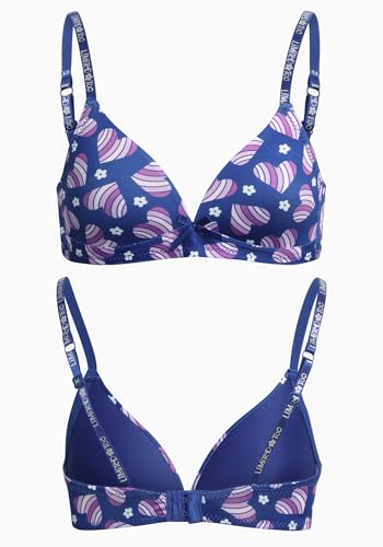 Limited Too Girls' Bras - 3 Pack Lightweight Wireless Microfiber Bras for Girls, Seamless Molded Everyday Bra (30A-34A)4