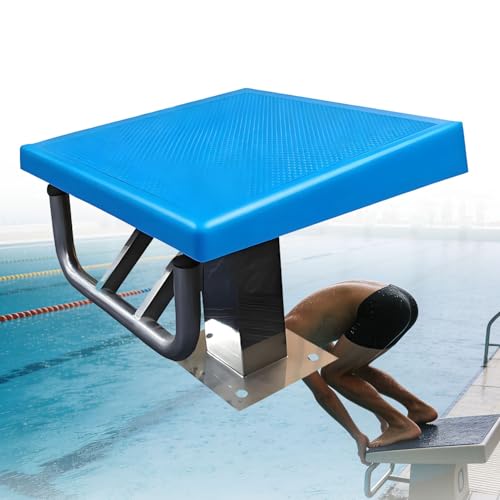 WTRYRN Professional Swimming Pool Diving Boards Platform,Stainless Pool Jumping Platform,Non-Slip Design Stainless Base for Indoor Outdoor Pool Competitions