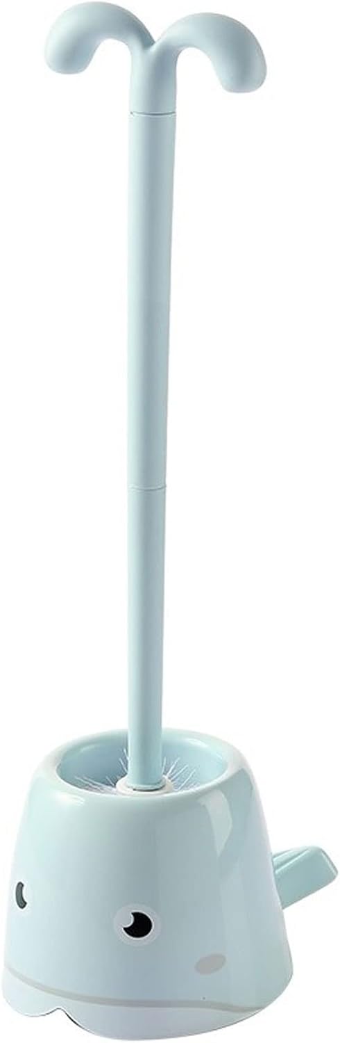 Toilet Brush Holder Toilet Brush,Cute Toilet Brush Set Cleaner Brush Deep Cleaning with Non-Slip Long Handle Floor Standing Holder Toilet Brush Holders(C)