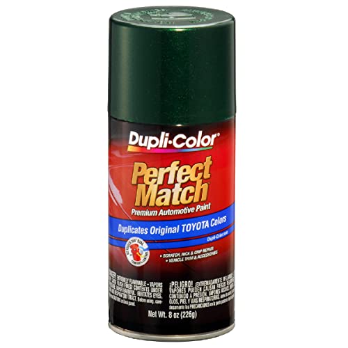 Image of Dupli-Color EBTY16037 Perfect Match Automotive Spray Paint - Toyota Dark Green Mica, 6M2 - 8 oz. Aerosol Can