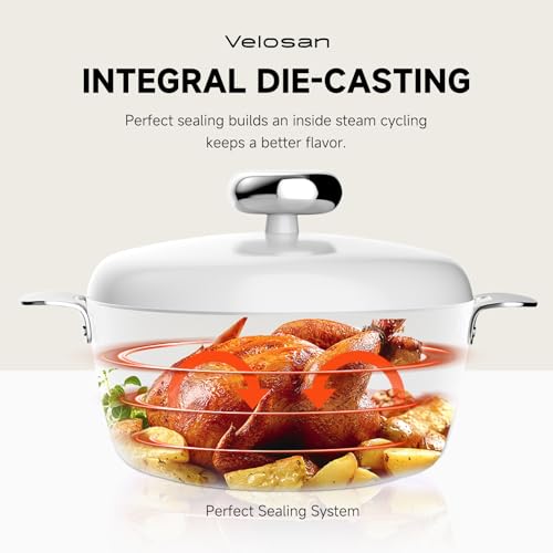 Image of Stock Pot 4.23 QT with Lid, Top-Grade Euro-Standard Nonstick Cooking Pot Ceramic Pots for Cooking Induction Cookware Soup Pot All Stoves Compatible PFOA Free 9.45'' (White) Non-Stick