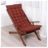 Klappstuhl für den Innenbereich gepolstert, Ohrensessel Relaxsessel, Liegestühle aus Holz, Sonnenliegestühle, Outdoor-Sessel aus Bambus, bequemer Einzelfreizeitstuhl mit Removing, Style1-B