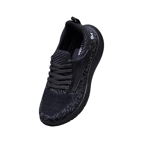 Image of Neeman's Pulse Stride Sneakers for Men | Breathable Knit Upper with Sock-Like Flexibility, Foam Insole & Sweat-Reducing Merry Mesh Lining | Lightweight Casual Walking Shoes