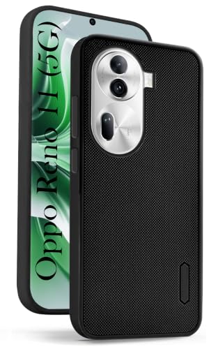 Image of Jkobi Rubberised Back Cover Case for Oppo Reno11 5G (Textured Grip Design | Camera Protection | Slim and Light Weight | Soft Touch and Feel)