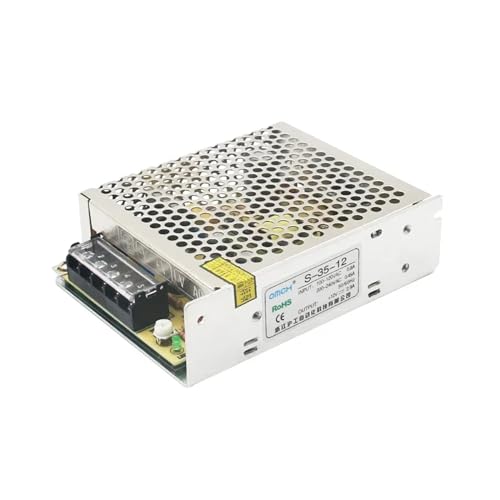 Image of SMPS Switching Power Supply S-35 Single Output Overload Protection Short Circuit Protection 35W AC DC 5V 12V 24V Converter QA Compact & Lightweight(S-35-12)