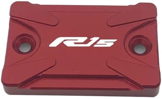 for R15 V3 2017 2018 2019 2020 Motorcycle CNC Rear Brake Fluid Reservoir Cover Cap Front Brake Master Cylinder Cover Brake Clutch Fluid Reservoir Cover