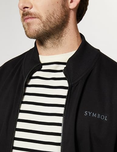 Image of Amazon Brand - Symbol Men's Cotton High Neck Sweatshirt (Available in Plus Sizes)