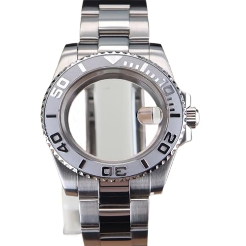 [COMIKAPIKG] 40mm ���v�P�[�X 28.5mm �_�C���� �T�t�@�C�A�K���X Nh35/Nh36/NH34/Eta 2824/Miyota 8215 ���[�u�����g�ɑΉ�(Glass bottom 1-For 8215)