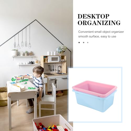 Cajas de plástico con diseño sencillo y resistente para útiles 4