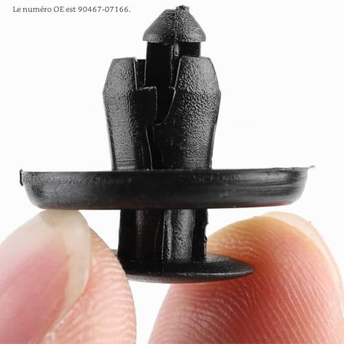 Bediffer 20 Pièces Clips De Garde-Boue, Agrafes De Garde-Boue De Voiture, Retenue De Garde-Boue Pour Pare-Chocs, Compatible 90467-07166 – vue 9