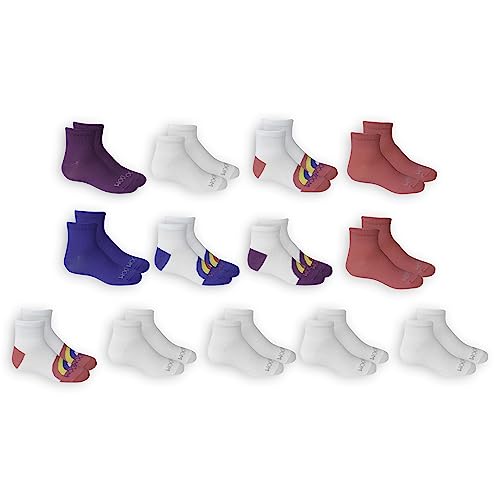 Image of Fruit of the Loom Girl's Everyday Essential Soft Cushion Socks