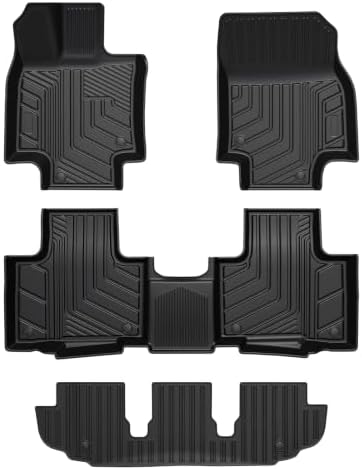 Floor Mats for 2020-2026 2027 Toyota Highlander 7 Seats Gas & Hybrid