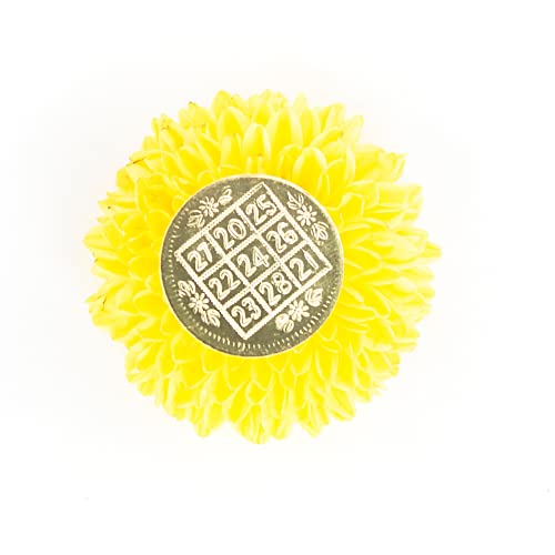 Anciently Lakshmi Kubera Coins 27 Nos Brass thumbnail 7