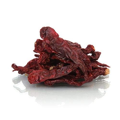 Image of Premium Kashmiri Red Chilli Whole Natural Dry | Lal Mirch Sabut | Sun-Dried, Rich Color & Aroma | Indian Cooking Spice | Herb | 200g