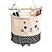 Produktbild Haodou Baumwolle und Leinen Material Hängeorganizer Niedliche Katze Bild mit Kleine Wand Hängenden Storage Bag 16.5 X 15CM (Schwarz)