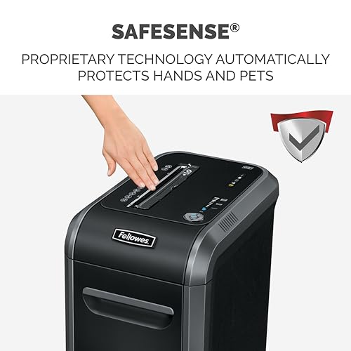 Fellowes Powershred 99Ci 18-Sheet 100% Jam-Proof Heavy Duty Crosscut Paper Shredder Machine for Office and Home, Black/Gray 3229912 by Fellowes - Image 3
