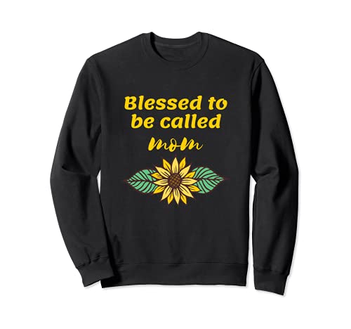 Béni pour être appelé tournesol conception fleur hippie Sweatshirt