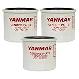 Yanmar 119305-35170 Oil Filter Assy, D68XL65 (Pack of 3)