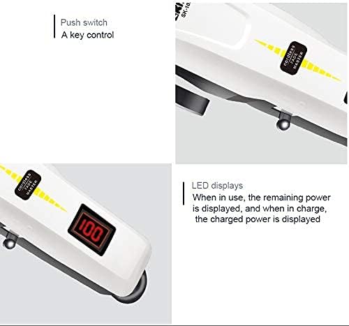 Image of SKMEI SKT1008W Professional Hair Straightener & Clipper For Men and Women | Corded Hair Trimmer with Quiet Operation and Dteachable Heads | Hair Styling Trimmer with LED Power Indicator, White